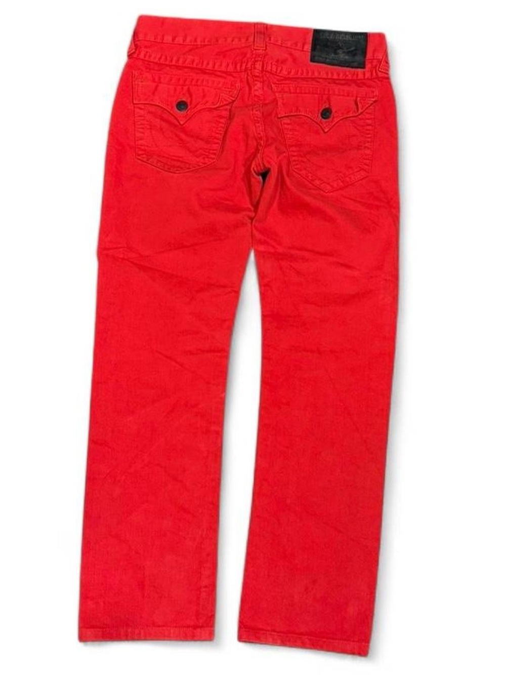 Y2K Rare True Religion Red Skinny Slim Jeans